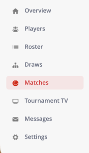 sidebar matches